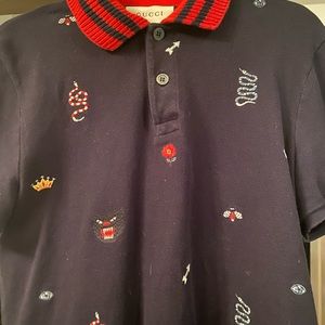 Gucci fun designs causal shirt.